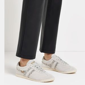 GOLA Grey Animal Print Bullet Trainers